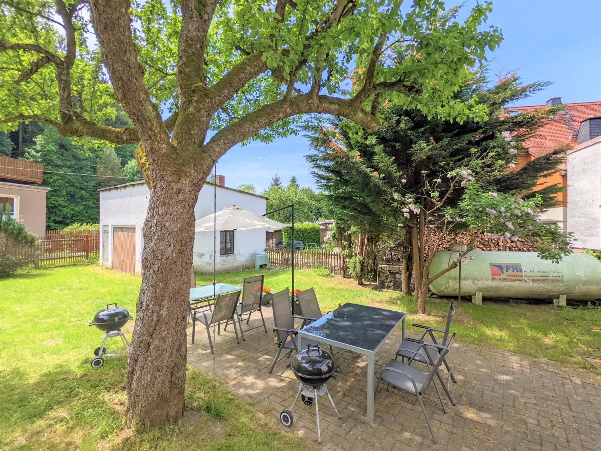 H6 -Urlaubsmagie- Wohnung Fuer 3 Mit Pool & Terrasse Sebnitz Exterior photo
