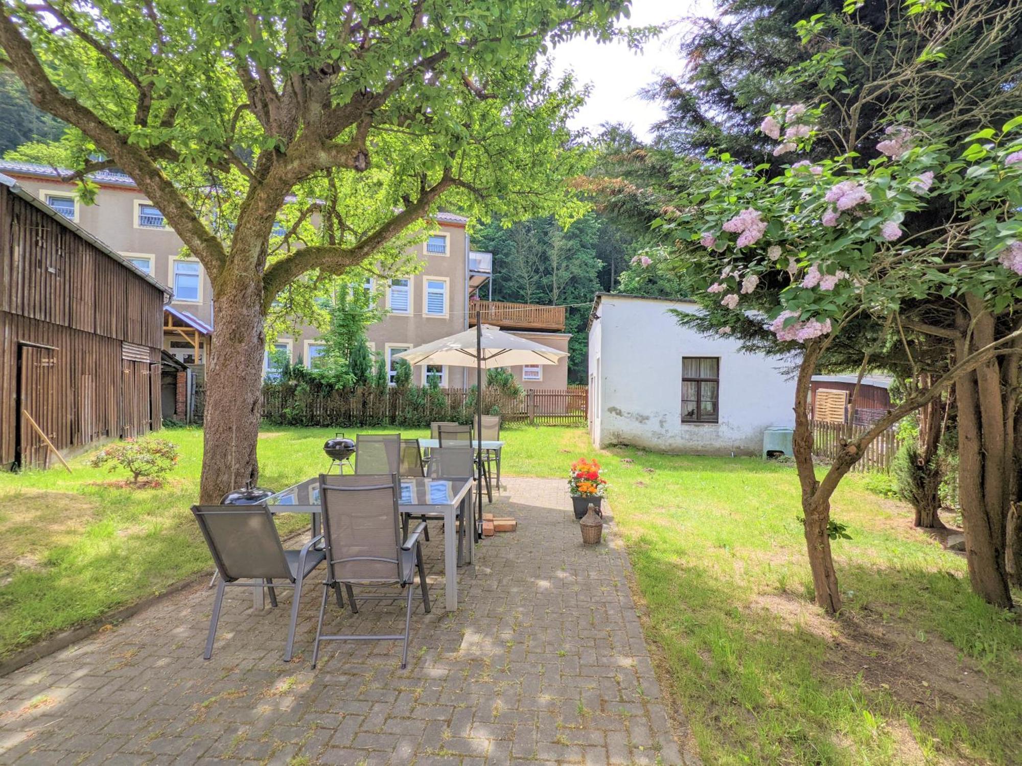 H6 -Urlaubsmagie- Wohnung Fuer 3 Mit Pool & Terrasse Sebnitz Exterior photo