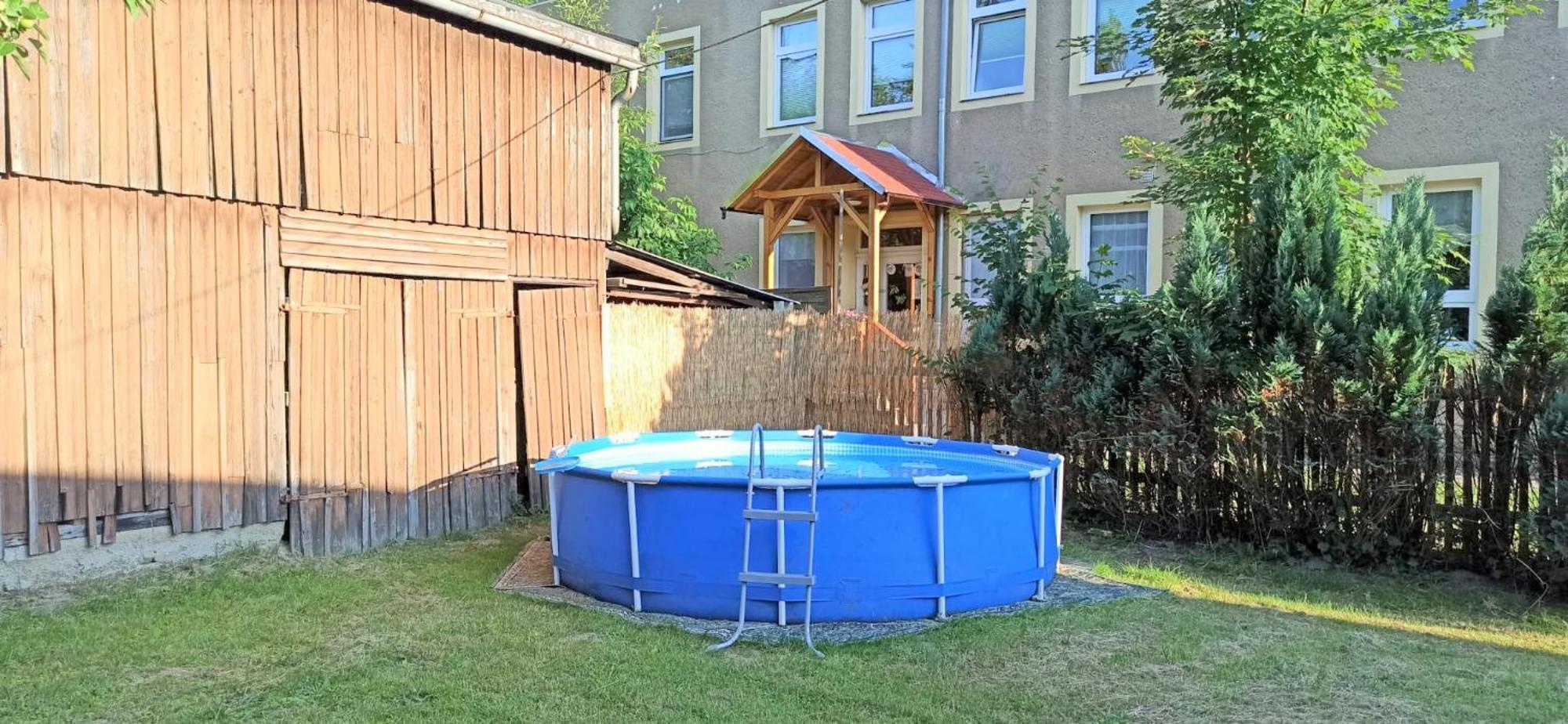 H6 -Urlaubsmagie- Wohnung Fuer 3 Mit Pool & Terrasse Sebnitz Exterior photo